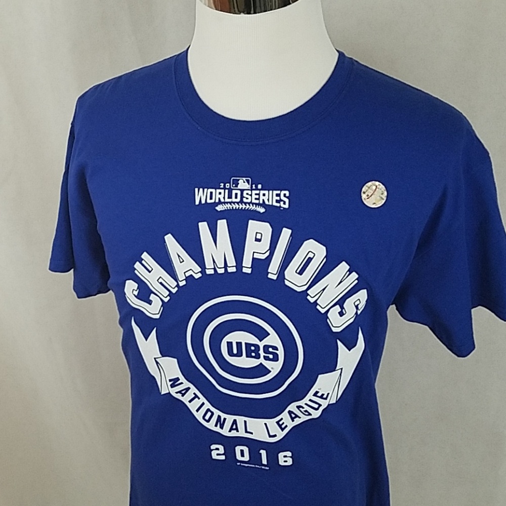 5/$50 SALE Majestic 2016 world series CHAMPIONS Cubs MLB - Picture 2 of 7